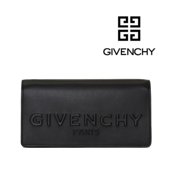 2017新品 GIVENCHY ジバンシィスーパーコピー エンボスロゴチェーンウォレット